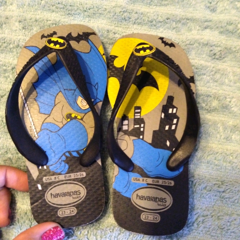 Batman toddler sandals size 8C